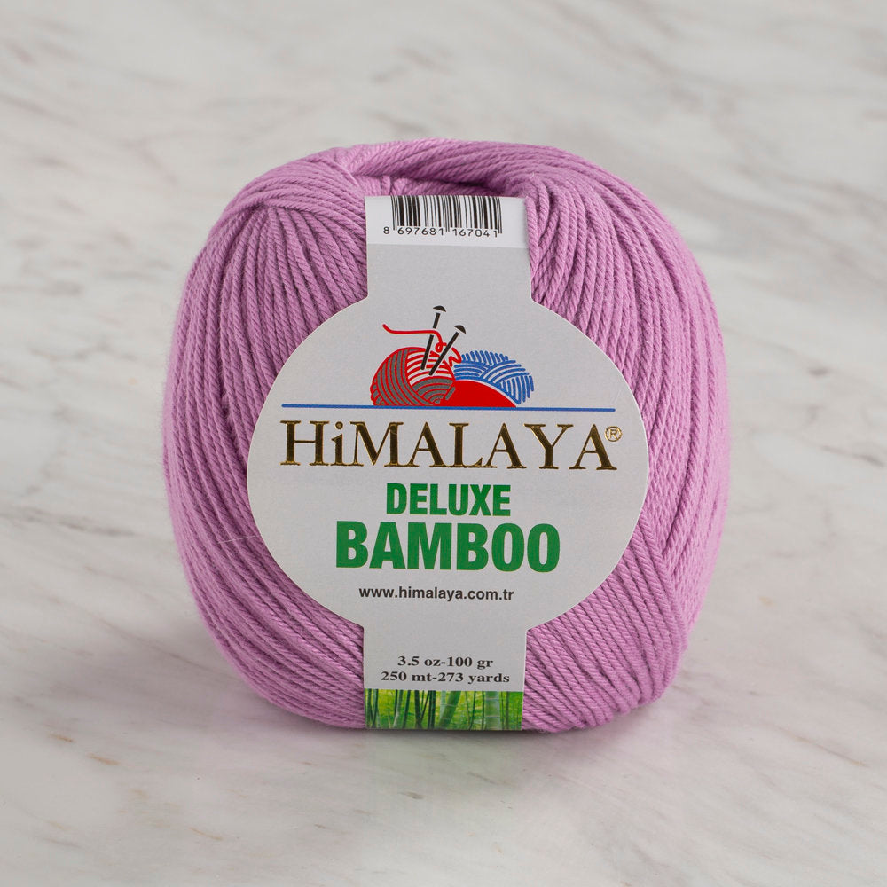Himalaya Deluxe Bamboo Mor El Örgü İpi 124-12